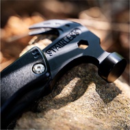 Emergency tools, car hammer,, vehicle-mounted safety hammer, multifunctional camping hammer, cross-b