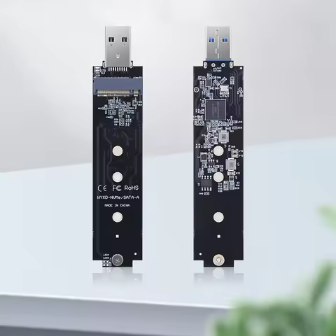 NVME To USB Adapter Max 2TB USB 3.1 Gen 2 To M.2 NVMe SSD Converter Adapter M.2 NVMe USB Adapter for