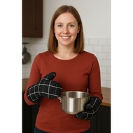 2 pcs heat-resistant oven gloves / a pair of microwave oven gloves / cooking gloves / oven gloves