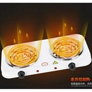 Happy Cooking Double Electric Stove Burner Kitchen Hot Plate