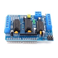 L293D โมดูลไดรเวอร์มอเตอร์4.5-36V การขยายไดรฟ์มอเตอร์4CH บอร์ดสำหรับ Arduino การทดลองทำด้วยตัวเองสำห