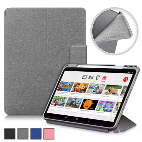 Soft Fabric Tablet For Funda iPad Pro 11 2018 Case With Pencil Holder TPU Back Stand Smart Folio Cov