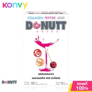 DONUTT Collagen Peptide 15 Sachets คอลลาเจนเปปไทด์ 4,500 มิลลิกรัม กลิ่นอะเซโรล่าเชอร์รี่ ตราโดนัทท์ ( สินค้าหมดอายุ : 2024.12.01 )