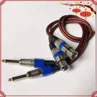 Spaghetti strap connecting canon female to 6mm, 6mm head, 80cm type.