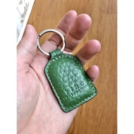 Fino leatherware keychain green