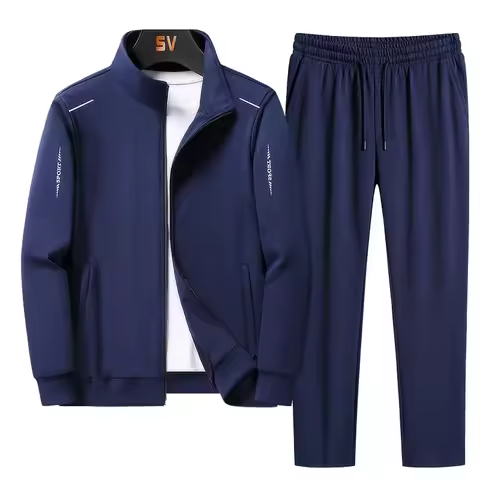 Men's Tracksuit Suit New Arrive Tracksuit Mens Casual Solid Solor Sweatpant Set Unisex Jogging Suit 