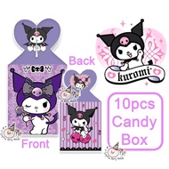 Purple Kuromi Candy Box 10 pieces for Gift Box Giveaway Bag