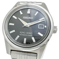 SEIKO SDKS021 (6R55-00B0) King Seiko Men's Stainless Steel Automatic Watch with Black Dial and Silve