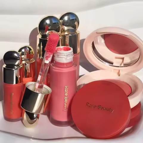 Rare Beauty Liquid Blush Long Lasting Plump Happy Lucky Love Blush Seamless Dewy Women Cosmetic Make