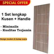 sale PAKET Pintu + Kusen /Set Kamar Ruang Kantor Kayu Alumunium modern