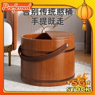 Foot spa wooden bucket【SG stock/24-hour shipping】Foot spa bucket / lignum cedrium / Wood Foot Spa Ba