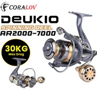 【Ready Stock】CORALOV DEUKIO Rill Murah Dan Kuat Reel Alat Pancing Full Besi Rel Pancing Kuat 50 Kg R