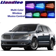LiandLee Car Glow Interior Floor Decorative Seats Accent Ambient Neon light For Lincoln Avitor UN152