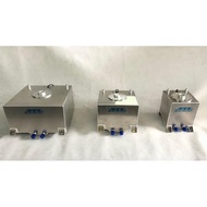 ATL  ALUMINUM fuel surge tank 40L with Aluminum Cap Small  / Fuel lever 420 x 420 x 230 H - ATL  ALU