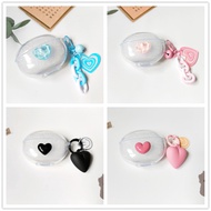 Cute Love Heart for Baseus M3S M2S Pro Case MC1 M2 AirGo 1Ring AS01 E19 E20 Soft TPU Transparent Pro