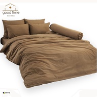 TOTO Plain Color Quilt 7.5 Feet 90x97 Inches For 5-6 Bed Brown (Not Including Sheet)