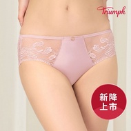 Triumph-FLORALE Rose Lily Series Mid-Waist Boxer Pants M-EEL Pink Rose|87R2488 9G