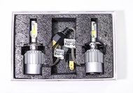 หลอดไฟรถยนต์ 4H LED กันนํ้าระบายความร้องด้วยพัดลม C6 LED Car Headlight Kit COB H4 36W 7600LM ของแท้