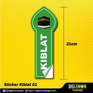Sticker KIBLAT/Kiblat Sign/Tanda Kiblat/Arah Kiblat BESAR