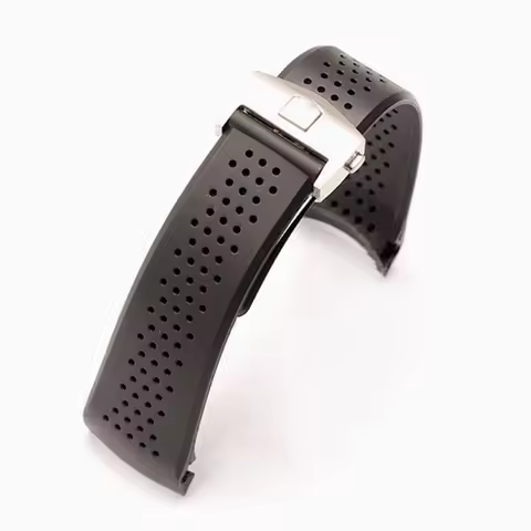 Rubber Watchband For TAG HEUER GRAND CARRERA wristband Waterproof Sport Strap Soft Silicone Bracelet
