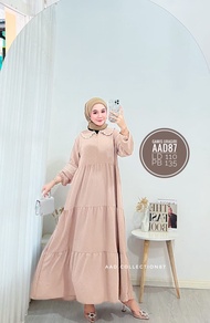 GAMS CRINKLE URAGIRI RENDA SUSUN // GAMIS CRINKLE RUBIAH // GAMIS RUBIAH ORI IMPORT // GAMIS CRINKLE