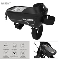 Waromy Bicycle Phone Bag  Bike Holder Sunshade Design EVA for Below 6.6 Inch