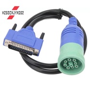For CNH EST DPA5 V8.6 Heavy Truck Diagnostic Tool 9PIN K-LINE Cable for