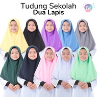 Tudung Sekolah Dua Lapis Koshibo sekolah rendah dan menengah💥