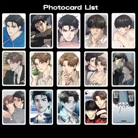 14Pcs/Set Korean BL Webtoon Melting Point LOMO Cards Anime Characters Photo Perfect Gift for Fans