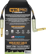 12 Inch - WBC-PRO-Guitar – 20 AWG - Low-Cap (18pF/ft) – Pro-Grade – Graphite-Based - Dual-Shielded G