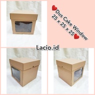 Window Cake Box 25 x 25 x 25 cm Cake Window Box Packaging Box