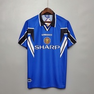 96-97 Manchester United Soccer Jersey, Retro Third Jersey CANTONA*&&&