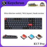 Keychron K17 Pro Wireless Bluetooth Mechanical Keyboard 96% dual Mode Hot Swappable Low switch Ultra