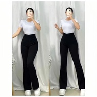 FLARE PANTS PREMIUM - HIGHWAIST FLARE PANTS - WOMEN'S SEMI CUTBRAY CULOT PANTS