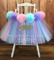 TUTU skirt Fabric 25Yard Per Roll Tutu Kids Dinner Chairs Hotel Table Cover Table Cloth For Party Yarn 1st Birthday Idea DIY Birthday Wedding Decoration Gauze Baby Shower Souvenir Christening Home Decor