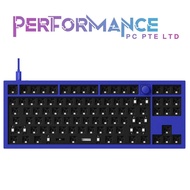 KEYCHRON Q3 KNOB BAREBONES KEYBOARD BLUE (3 MONTHS WARRANTY BY TECH DYNAMIC PTE LTD)