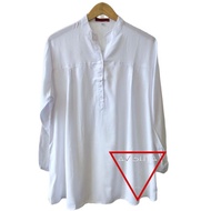 Pure white rayon plain blouse Rayon plain blouse rayon plain blouse jumbo lasenta by avishta d-sign 