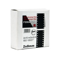 Foma Fomapan R100 Black & White Reversal Film, 2x8mm, Double 8 Standard 10 meters