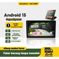 SOARFLY Android Player (12GB RAM + 256GB ROM) Android 15 Skrin QLED CarPlay 4G Kamera 360 DSP