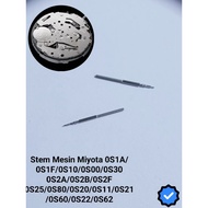 MESIN Miyota Watch Machine Stem Shaft 0S1A, 0S1F, 0S10, 0S00, 0S30, 0S2A, 0S2B, 0S2F, 0S25, 0S80, 0S