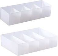 SEWACC 2pcs Box Partition box grid drawer container Stationery Home Storage Tool Partition superimposed Makeup Organizers Bins drawer box Bracket box Storage Compartment Splitter