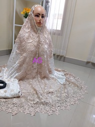 AZIZAH MUKENA BIG ROSE JUMBO XXL MUKENA WANITA TERBARU 2024 BAHAN SUTRA PARIS SUPER ADEM