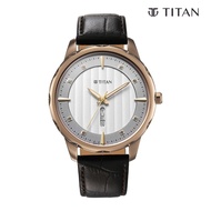 Titan Regalia Opulent White Dial Watch for Men