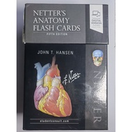 NETTER'S ANATOMY FLASH CARDS ELSEVIER SECONDHAND BOOK
