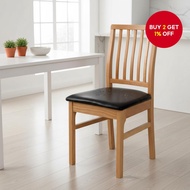 1 Piece Artificial Leather Chair Seat Cover, Household Dining Chair Cover, Universal Fit