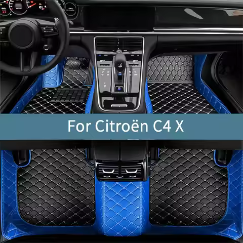 Full Set Car Floor Mats For Citroën C4 X 2022 2023 2024 2025 2026 Floor Mats For Cars Interior Acces