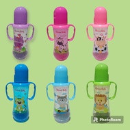 Botol susu 250 ml kinawa baby gagang | botol dot bayi food grade | Botol susu gagang warna | Botol s