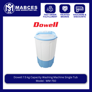 Dowell 7.5 kg Capacity Washing Machine Single Tub WM-750