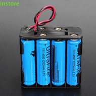 INSTORE Battery Holder Box High Quality Standard 12 Volt 12V with Wire Lead 8 AA Batteries Storage B