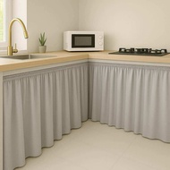 Plain Sink/Kitchen Curtain 30 inches length*58inches width| Plain Kurtina sa Lababo